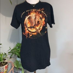 DELETING SOON!😭👻 Small Hunger Games Graphic Tee Unisex Black